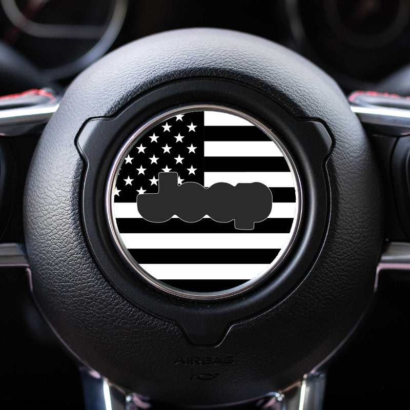 American Flag Steering Wheel Decal for Jeep - 2018+ Wrangler JL / Gladiator JT