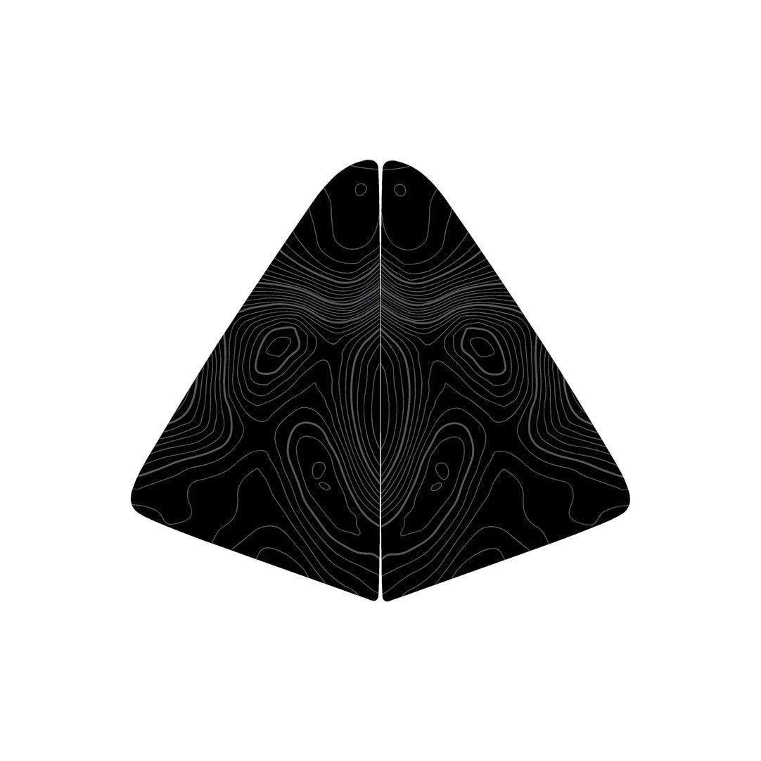 Topographic Rear Vent Window Overlay (Perforated) - 2025+ 4Runner