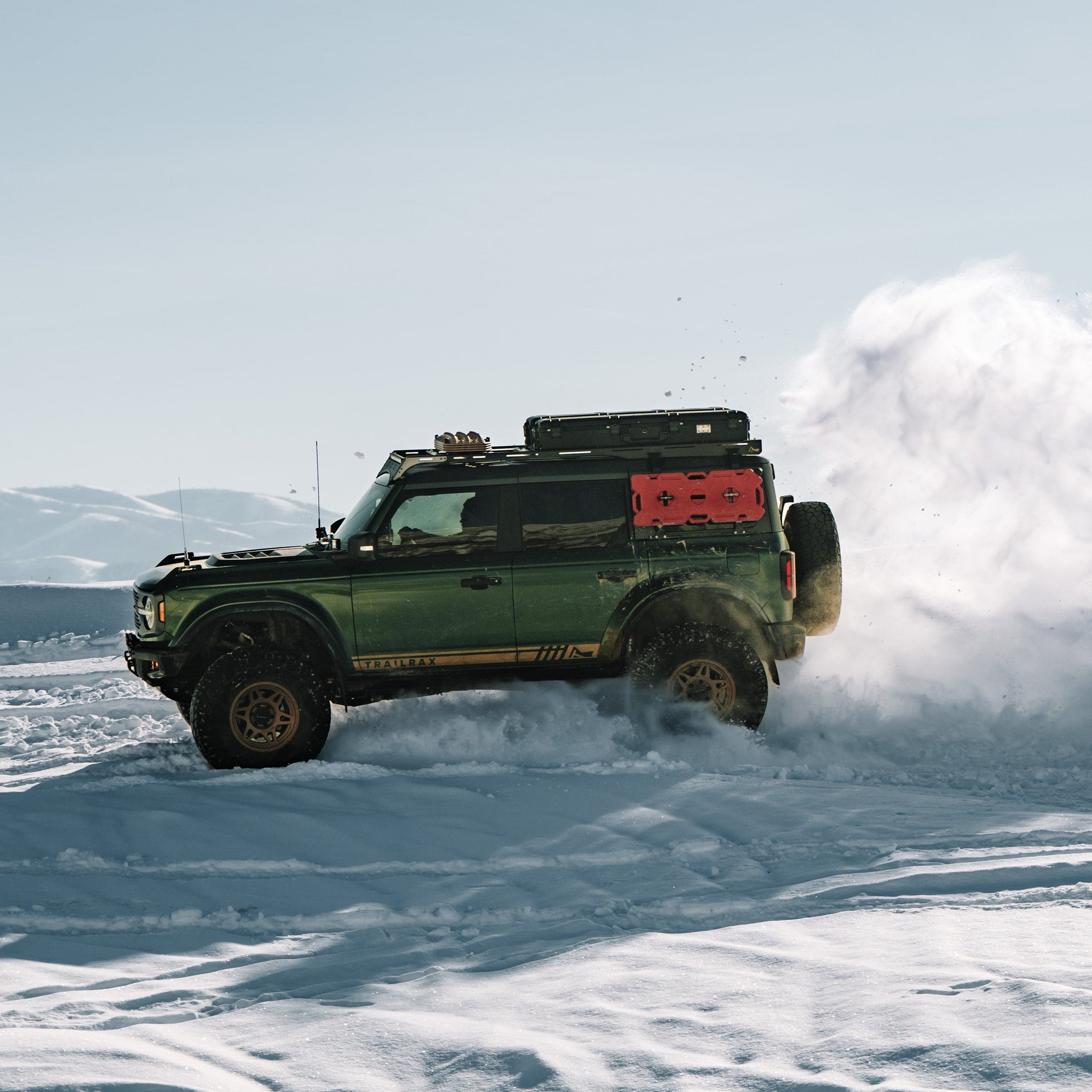 Trailrax Pak Rax TrailRax Rear Pak Rax Kit - 2021+ Bronco (w/ Factory Hard ...