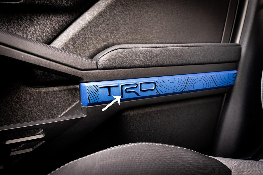 "TRD" Door Line Overlays - 2024+ Tacoma - StickerFab