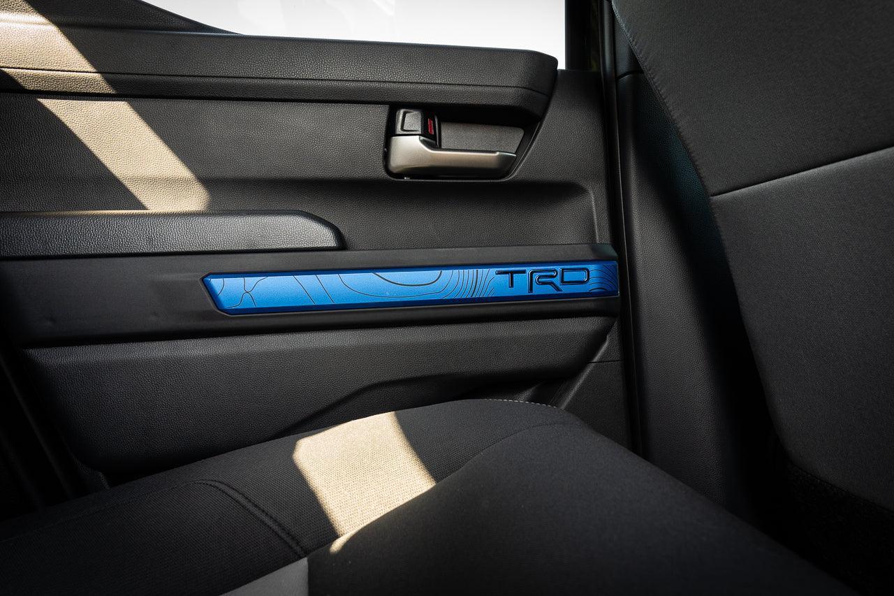 2024 Tacoma TRD Door Topological Map Overlays | StickerFab