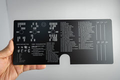 Acrylic Laser Series Fuse Box Lid Label Plate - 2021+ Bronco