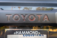 TOYOTA Topographic Rear Liftgate Emblem Overlays - 2025+ 4Runner