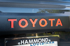 TOYOTA Emergency Reflective Rear Tailgate Emblem Overlays - 2025+ 4Runner