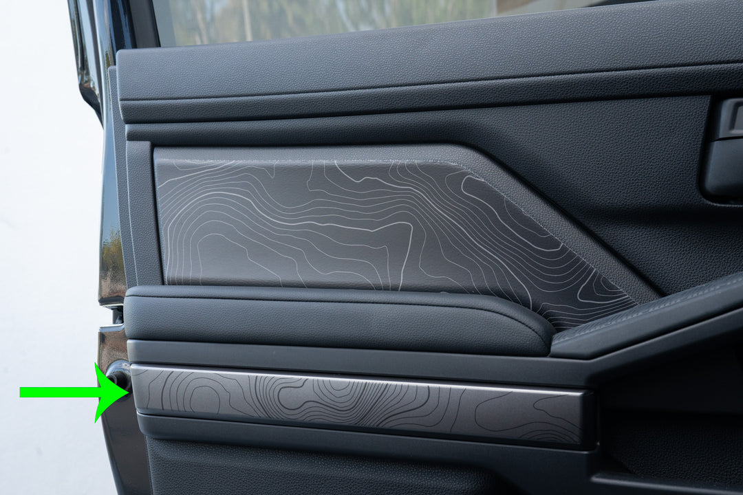 Door Topographic Map Overlays - *2025+ 4Runner