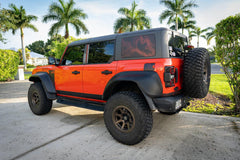 Printed Series Stealth Topo Fuel Door Overlay - 2021+ Bronco - StickerFab