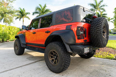 Printed Series Stealth Topo Fuel Door Overlay - 2021+ Bronco - StickerFab