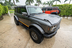 Badlands 5 Bar Retro Stripe Package (Hood, Lower Door Protection, Door Sills) - 2021+ Bronco - StickerFab
