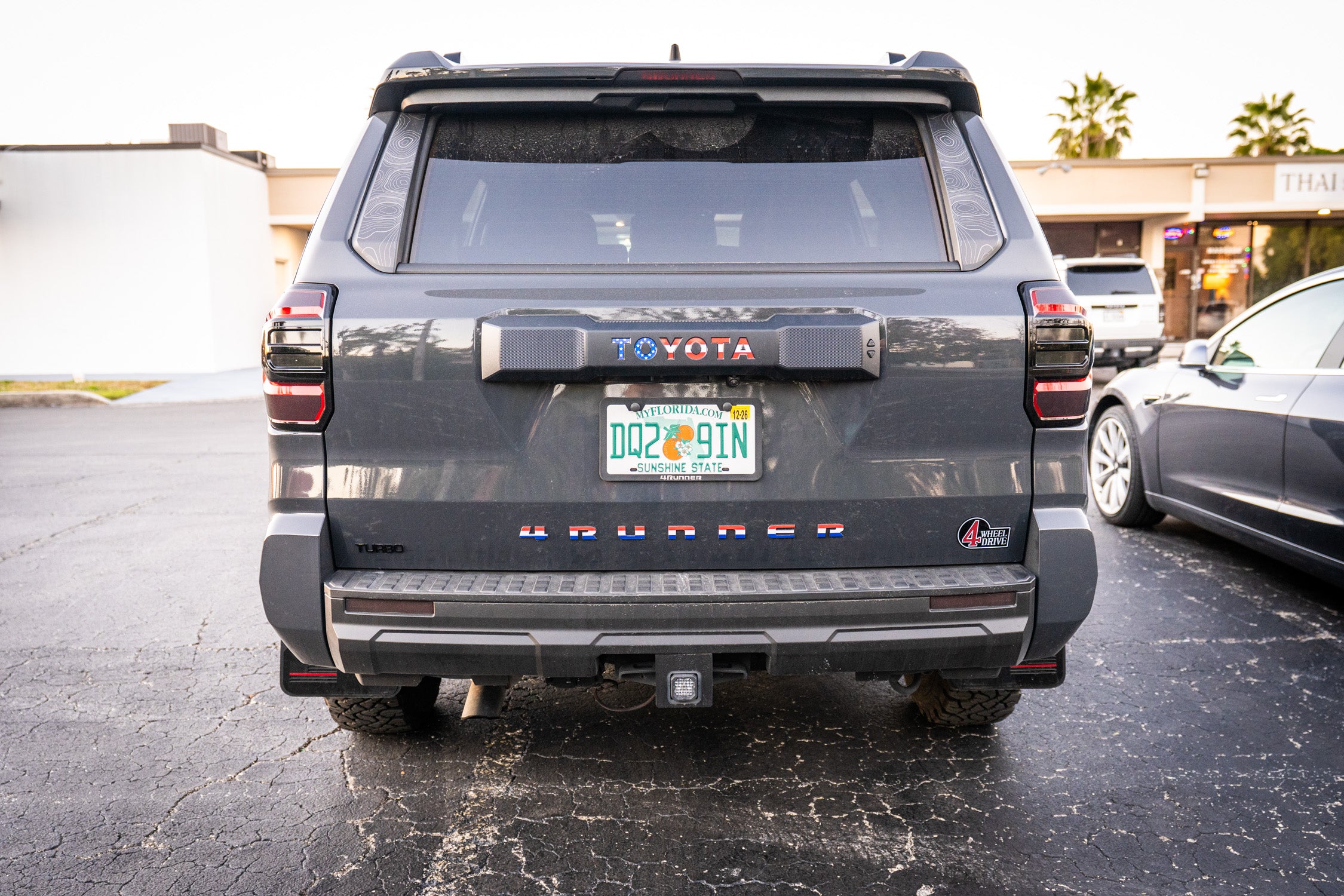 4runner Retro Emblems Retro 4WD 2025 Toyota 4Runner Acrylic Laser Series Tailgate Badge 2024 ...