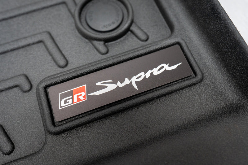 grスープラ　エンブレム GR Supra Weathertech Floor Mat Emblem Inserts — 5 Styles | StickerFab