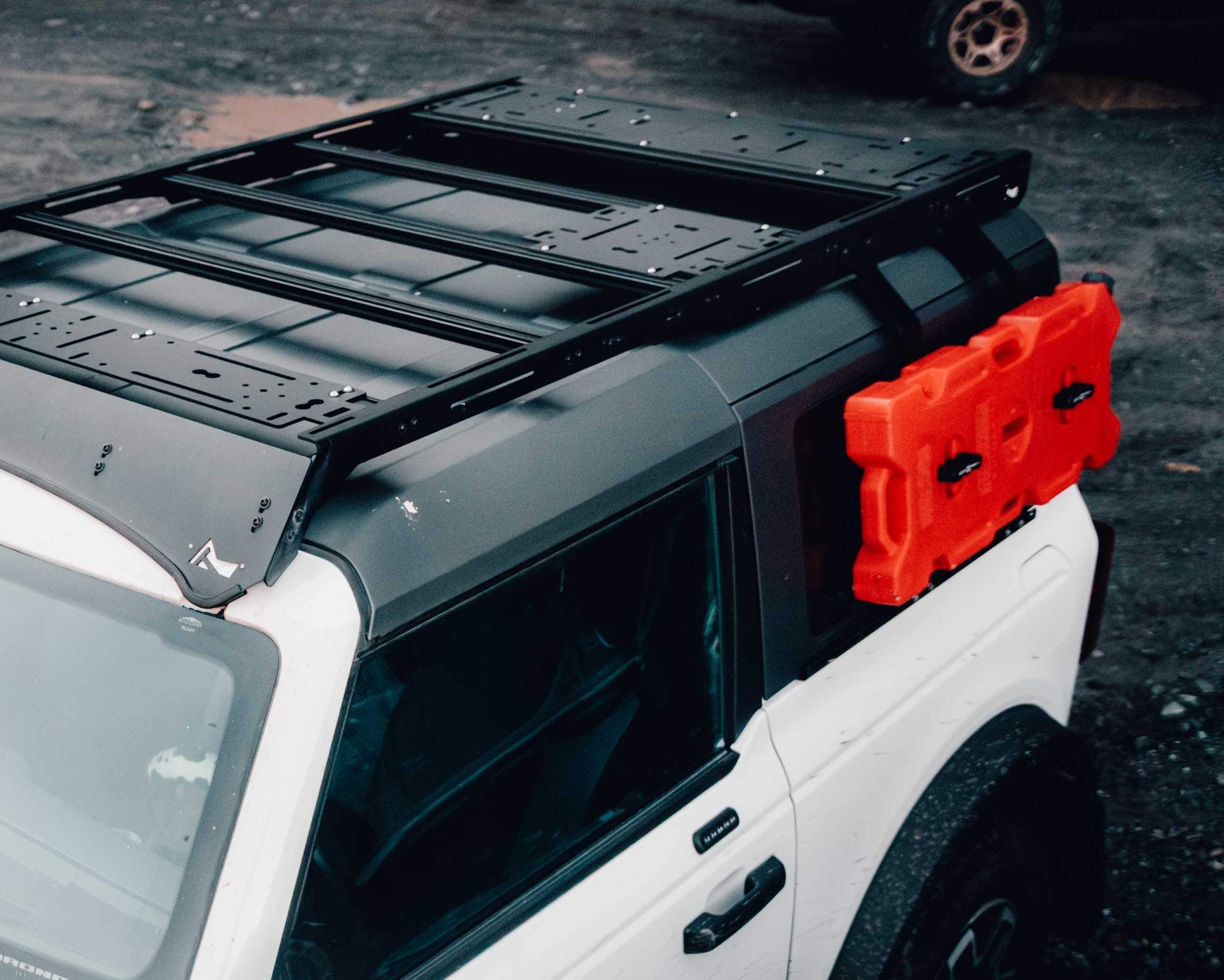 Pak Raxroof Rack TrailRax Rear Pak Rax Kit - 2021+ Bronco (w/ Factory Hard ...