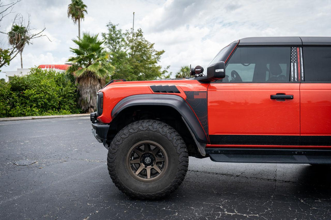 Fender Vent Overlay Kit - 2022+ Bronco Raptor - StickerFab