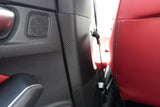 3D Carbon Fiber Seatbelt Trim Protector - 2023+ Integra / 2022+ Civic - StickerFab