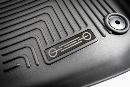 6th Gen Grille Husky Floor Mat Logo (Etched Acrylic) - 2021+ Bronco