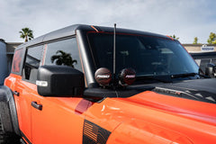 Topo Hardtop Side Window Overlays - 2021+ Bronco 4 Door - StickerFab