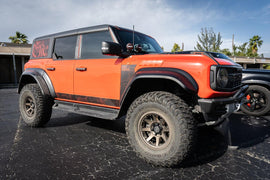Topo Hardtop Side Window Overlays - 2021+ Bronco 4 Door - StickerFab