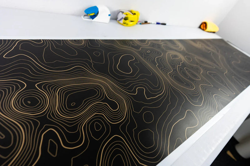 Topographic Map Premium Print Vinyl Rolls (3' or 6') - Matte Finish ...
