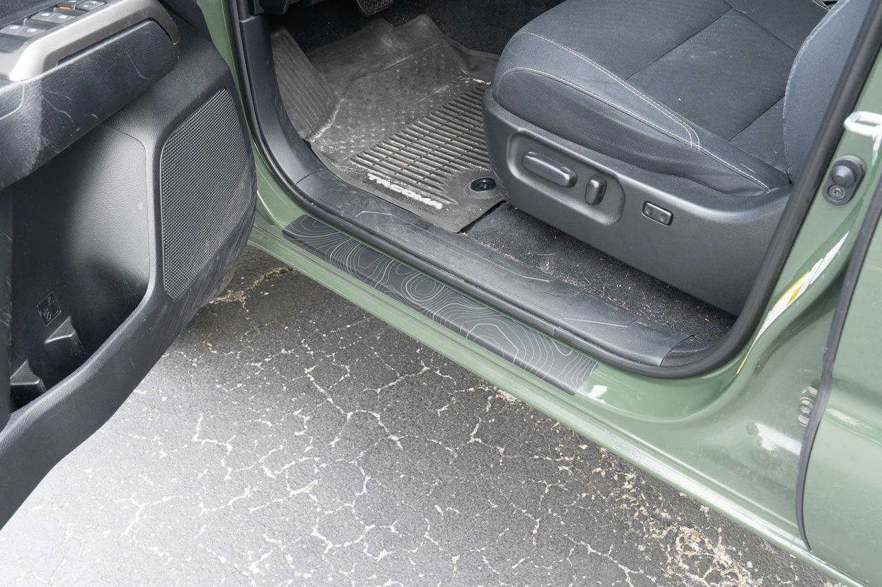 Fashion 2017 Stainless Steel Door Sill Scuff Plate Toyota Reiz Mark X Accessories - Foto 2