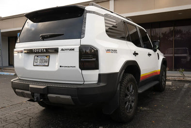 Black iForceMAX 2024+ Land Cruiser Acrylic Liftgate Emblem