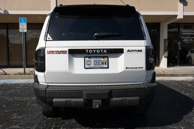 Black iForceMAX 2024+ Land Cruiser Acrylic Liftgate Emblem