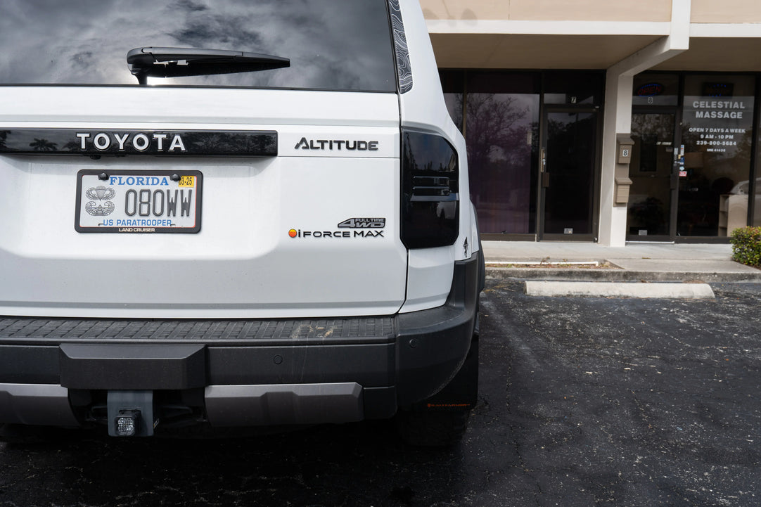 Full Time 4WD Two Color Acrylic Emblem - 2024+ Land Cruiser / GX 550 / 2025+ 4Runner Limited