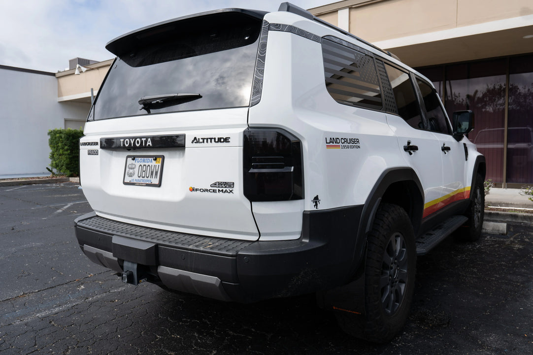 Full Time 4WD Two Color Acrylic Emblem - 2024+ Land Cruiser / GX 550 / 2025+ 4Runner Limited