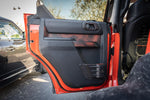 Topo Interior Rear Door Grab Handle Overlay Kit (Printed Series) - 2021+ Bronco 4 Door - StickerFab