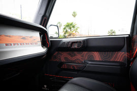 Interior Door Cup Protector Kit - 2021+ Bronco - StickerFab
