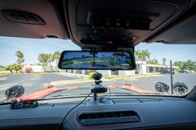 Wolfbox G900 4K + 2.5K Touch Screen Rear View Mirror with Dashcam - Universal