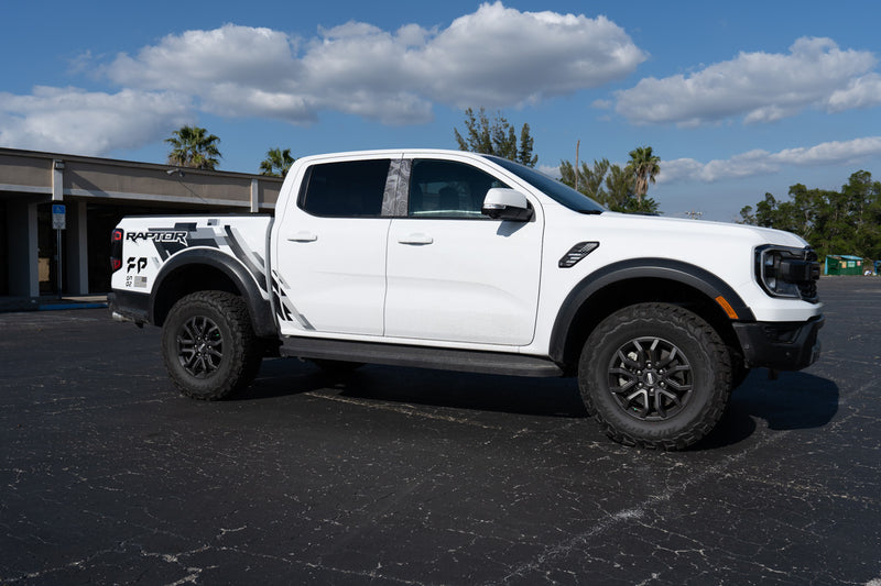Gold Ranger Raptor Decals 2024+ Ranger Raptor FP GN 02 Fender Decals with American Flags | StickerFab