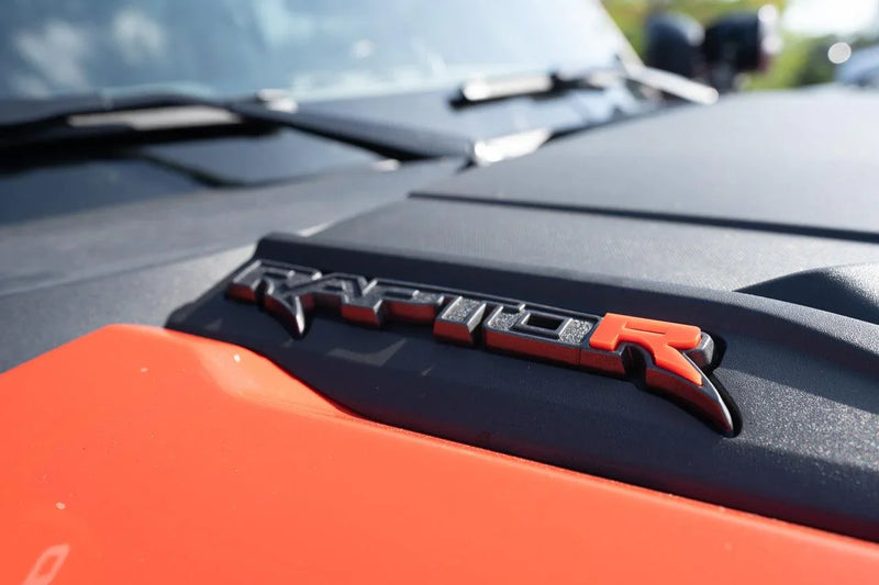 Bronco Raptor R Logo 2022+ Bronco Raptor R Inlay for Hood Emblems | StickerFab