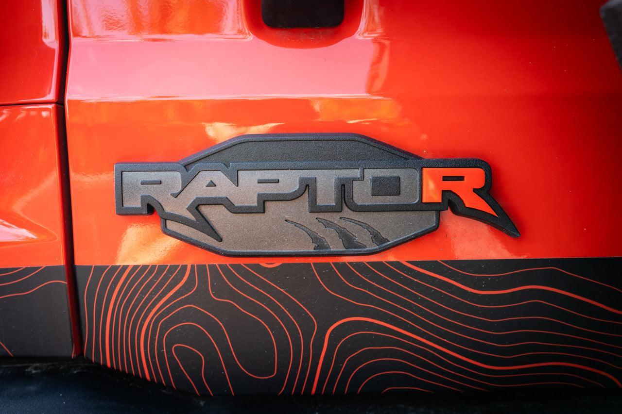 2022+ Bronco Raptor Acrylic R Inlay Kit | StickerFab