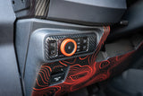 OSD ABS Light Switch Trim (Carbon Hydrographics) - 2021+ Bronco / Bronco Sport / 2022+ Maverick