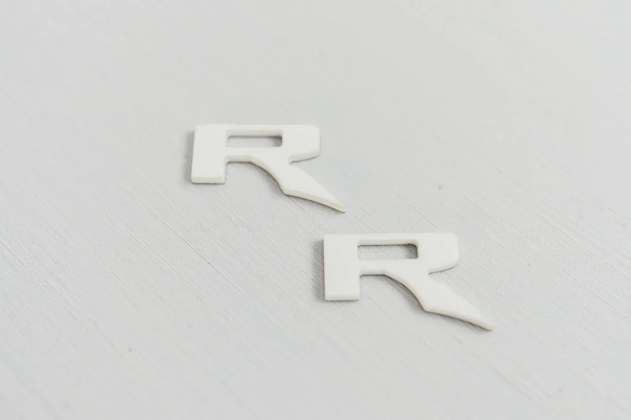 Bronco Raptor R Logo 2022+ Bronco Raptor R Inlay for Hood Emblems | StickerFab
