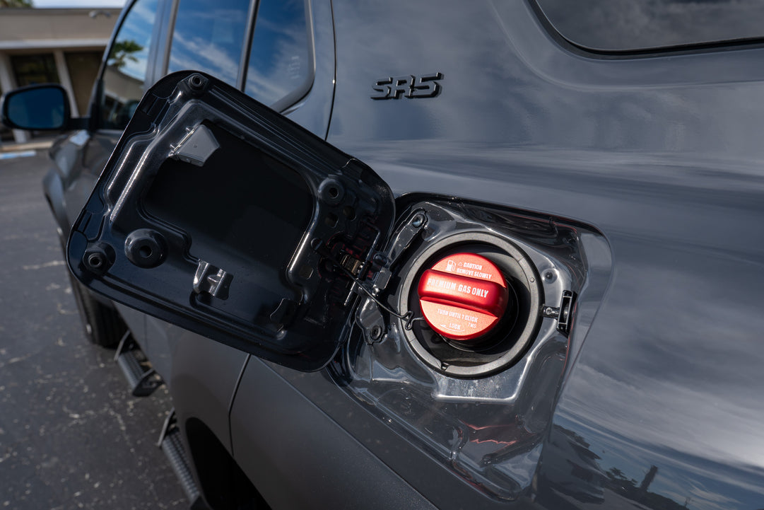 Axis Japan Aluminum Premium Gas Cap Cover - 2024+ Land Cruiser / GX 550 / Tacoma / 2025+ 4Runner