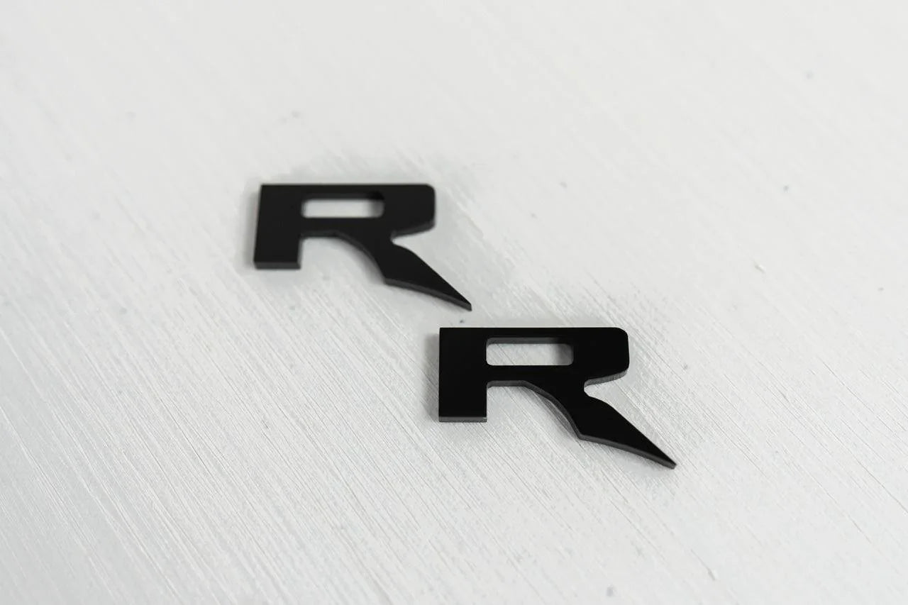 Bronco Raptor R Logo 2022+ Bronco Raptor R Inlay for Hood Emblems | StickerFab