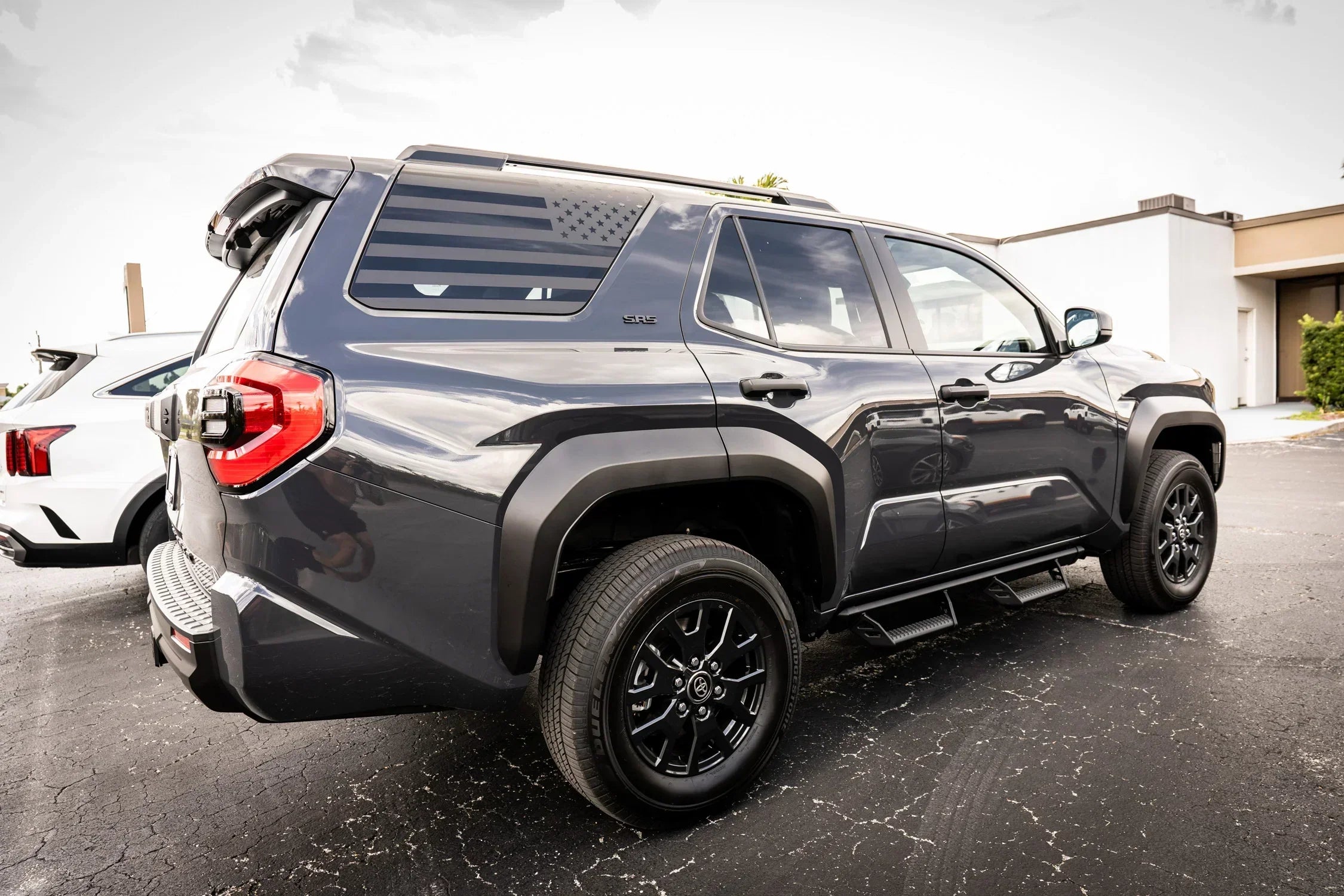 Car Rear Overlay 2025+ Toyota 4Runner Rear American Flag Overlay Kit | StickerFab