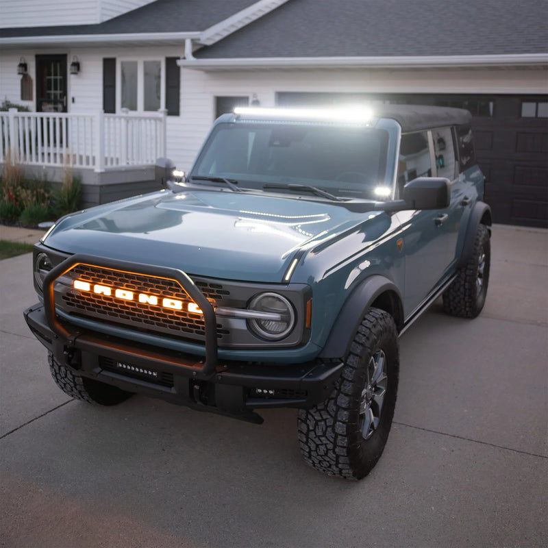 Putco Single Hoop Grille Guard - 2021+ Bronco (Modular Bumper)