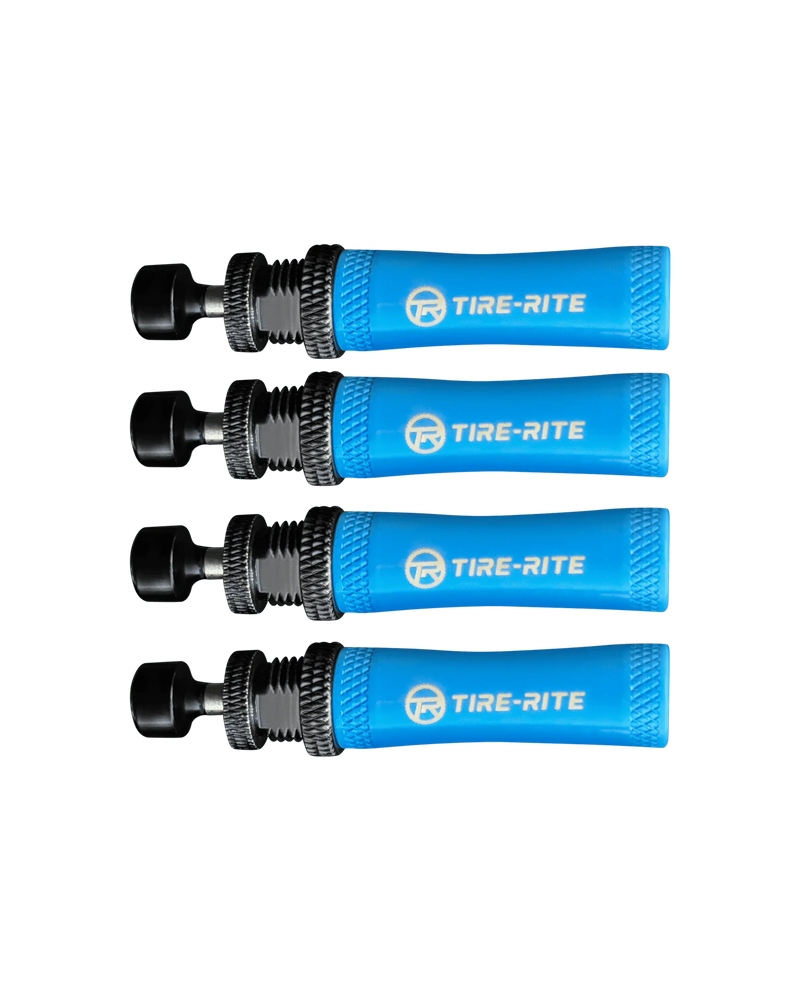 Set Of 4 Universal Mercedes Tire Dust Valves – Multicoloured Plastic – UK Made