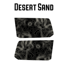 Topographic Rear Window Map Overlays - 2024+ Land Cruiser / GX 550