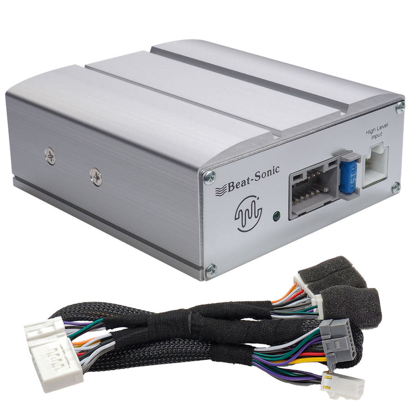 Beat-Sonic ENA-2S1 Plug and Play Encore Alpha Power Amplifier Kit for Select Subaru & Toyota GR86 Models with 10 & 6 Pin Stereo Connectors