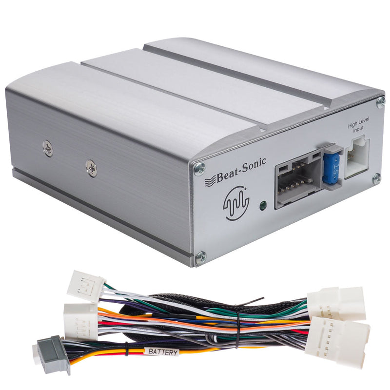 Beat-Sonic ENA-2S1 Plug and Play Encore Alpha Power Amplifier Kit for Select Subaru & Toyota GR86 Models with 10 & 6 Pin Stereo Connectors