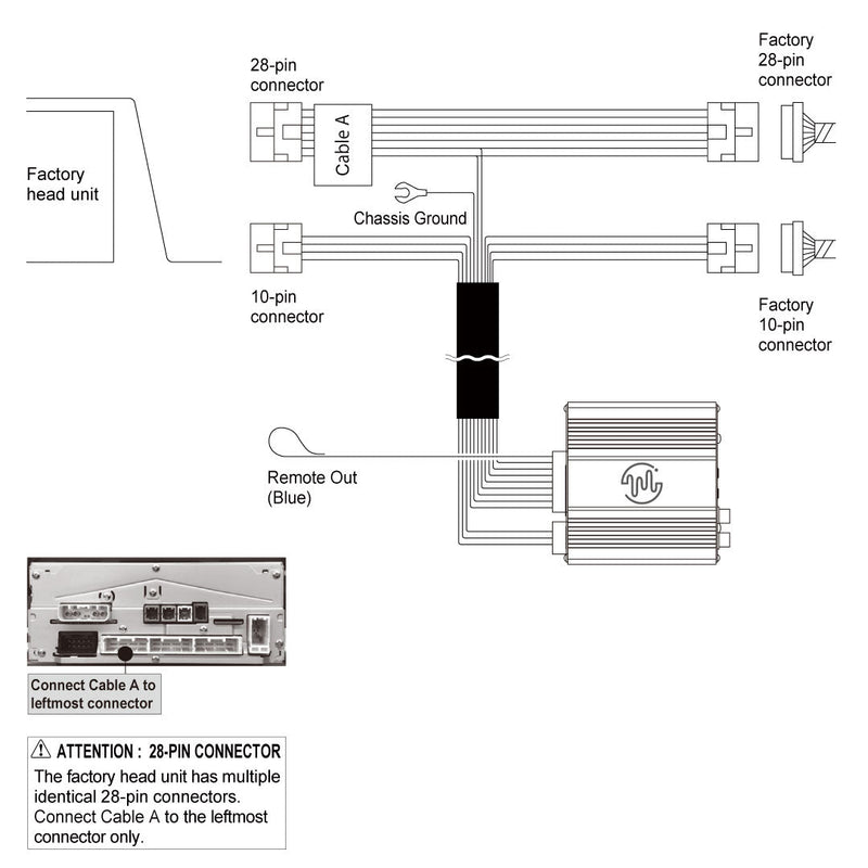 Beat-Sonic ENA-3T3 Plug and Play Encore Alpha Power Amplifier Kit - 2024+ Land Cruiser / Tacoma / 2025+ 4Runner