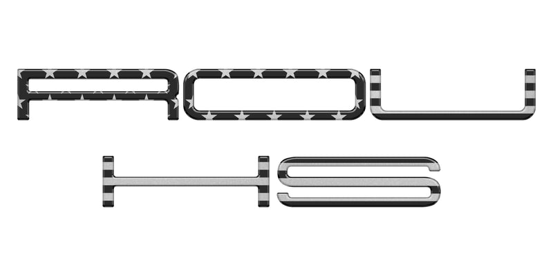 Special Domed Grille Letter Inserts - 2015-2022 F-150