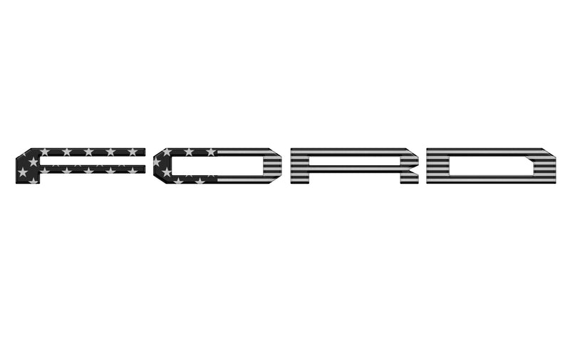 Domed Tailgate Letter Overlays - 2015-2020 F-150 Raptor