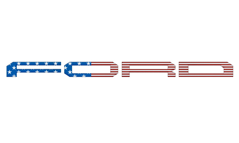 Domed Tailgate Letter Overlays - 2015-2020 F-150 Raptor