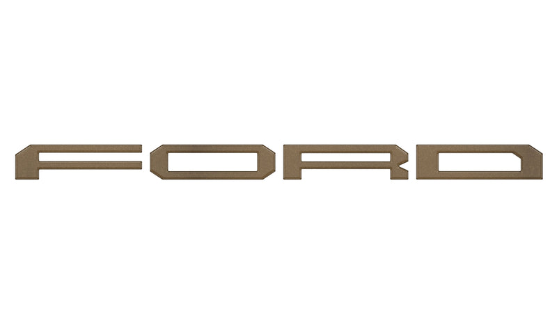 Domed Tailgate Letter Overlays - 2015-2020 F-150 Raptor