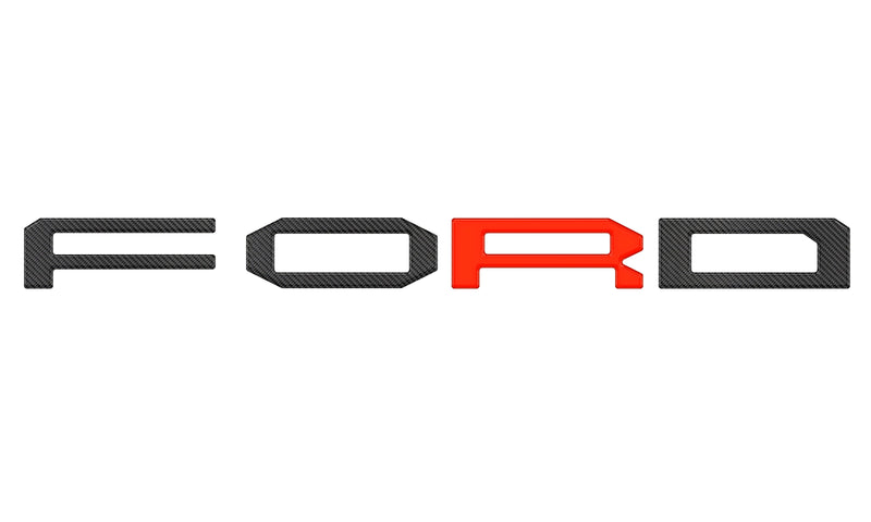 Domed Raptor Front Grille Letters - 2021-2025 F-150 Raptor