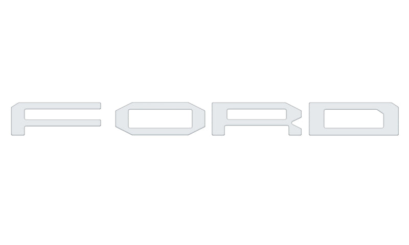 Domed Raptor Front Grille Letters - 2021-2025 F-150 Raptor