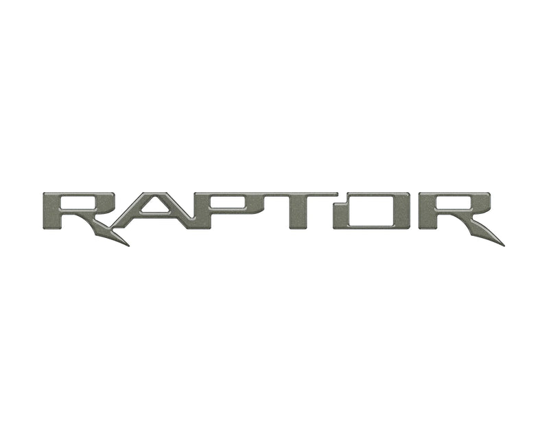 Domed Raptor Tailgate Emblem Inserts - 2017-2025 Ford F-150 Raptor